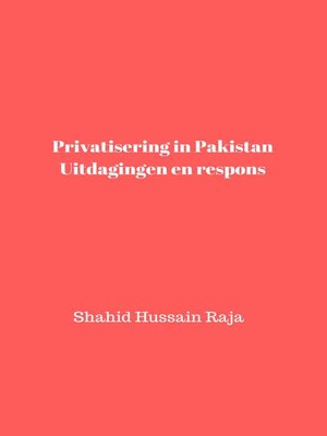 cover image of Privatisering in Pakistan